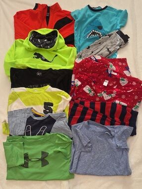 Boy's Size 10-12 Bundle Mix Brands